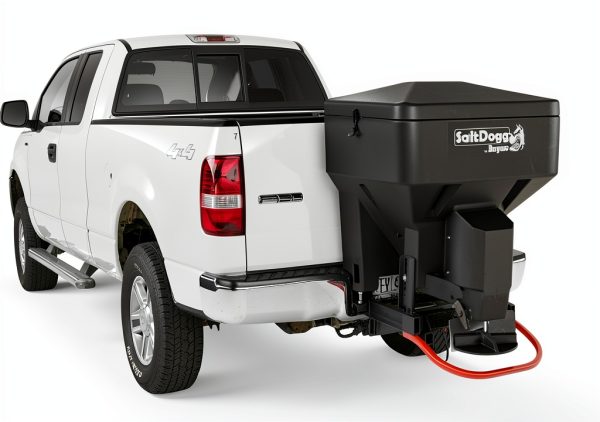 Buyers Products SaltDogg TGS03 Tailgate Salt Spreader, Made In The USA, 8 cu ft/600 lb Capacity, Horizontal Auger Feed, Commercial Salt Spreader For Truck Tailgate, Receiver Hitch Mount-5