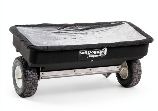 SaltDogg WB400 Walk-Behind Drop Spreader 2.5 cu ft Hopper Stainless-2