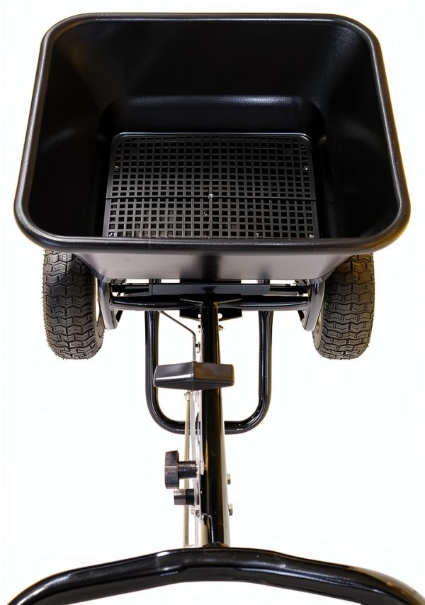 Walk-Behind Push Broadcast Spreader EAGWON 100lb with 13in Tires-6