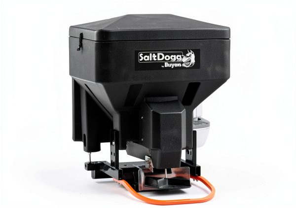 Buyers Products SaltDogg TGS03 Tailgate Salt Spreader, Made In The USA, 8 cu ft/600 lb Capacity, Horizontal Auger Feed, Commercial Salt Spreader For Truck Tailgate, Receiver Hitch Mount-1