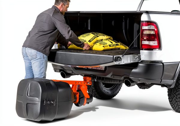 SaltDogg Tailgate Salt Spreader TGSUVPROA Black/Orange 4.4 cu ft-3