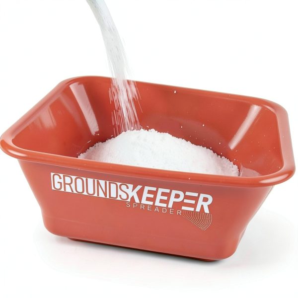 Buyers Products 3039632R Grounds Keeper Commercial All Season Walk Behind Push Spreader, 100lb Capacity, For Seed, Fertilizer, Winter Salt & Snow Melt, Included Grate & Cover With Enclosed Gearbox-6