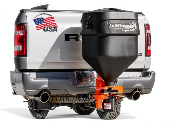 SaltDogg Tailgate Salt Spreader TGSUVPROA Black/Orange 4.4 cu ft-1