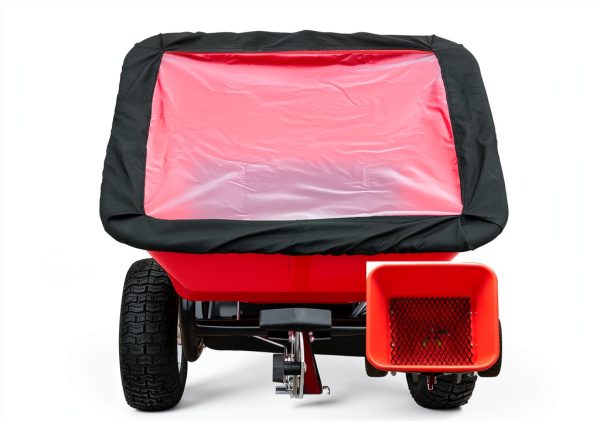 Buyers Products 3039632R Grounds Keeper Commercial All Season Walk Behind Push Spreader, 100lb Capacity, For Seed, Fertilizer, Winter Salt & Snow Melt, Included Grate & Cover With Enclosed Gearbox-9