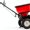 Buyers Products 3039632R Grounds Keeper Commercial All Season Walk Behind Push Spreader, 100lb Capacity, For Seed, Fertilizer, Winter Salt & Snow Melt, Included Grate & Cover With Enclosed Gearbox-2
