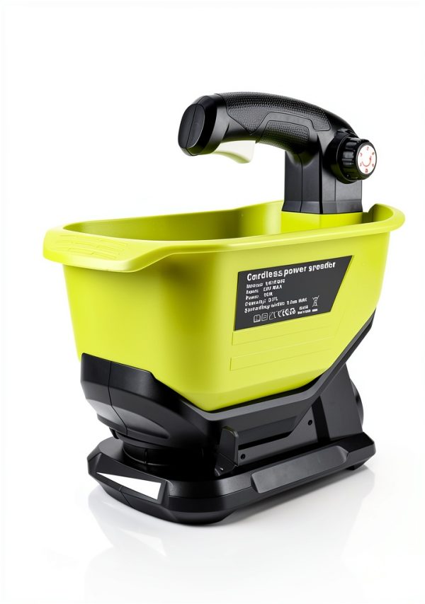 Salt Spreader for Ryobi 18V Battery, Handheld Power Spreader for Seeds, Fertilizer, Year-Round Coverage for Grass Seeds, Rock Salt, and ice melt Seasons. (Tool only)-2