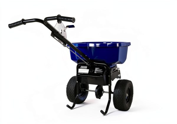 Chapin 88300B Spreader, Salt, Ice Melt, Contractor, SaltPro, Walk Behind, Spiked Auger, Adjustable Baffles, 12" Tires, Lever Control, Enclosed Gears, Weather-Resistant, Rain Cover, 80Lbs-2