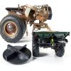 12" Diameter Truck Salt Spreader Part, Spreader Spinner Disk Compatible with Tgs03 and Tgs07 Spreaders Replacement-2