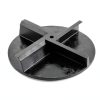 12" Diameter Truck Salt Spreader Part, Spreader Spinner Disk Compatible with Tgs03 and Tgs07 Spreaders Replacement-1