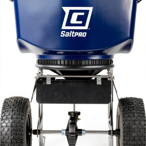 Chapin 88800B Spreader, Rock Salt, Ice Melt, Contractor, SaltPro, Walk Behind, Spiked Auger, Adjustable Baffles, 12" Tires, Enclosed Greased Gears, Ergo T-Handle, Weather-Resistant, Rain Cover, 100Lbs-0