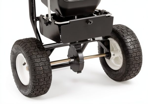 SaltDogg WB155BG Professional 100 lb Capacity Walk Behind Broadcast Salt Spreader, Steel Frame-3