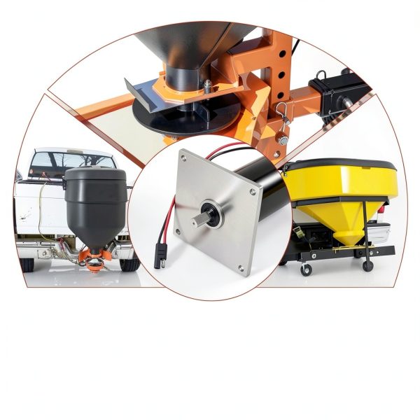 3005693 New Salt Spreader Motor Compatible with Buyers/Saltdogg TGSUV1B & TGSUVPRO Tailgate Western 12V DC Replacement for 08729, W-8018, 062804, 3005414, BP801-0058, BP801-005B, BPC12, EX0712-5