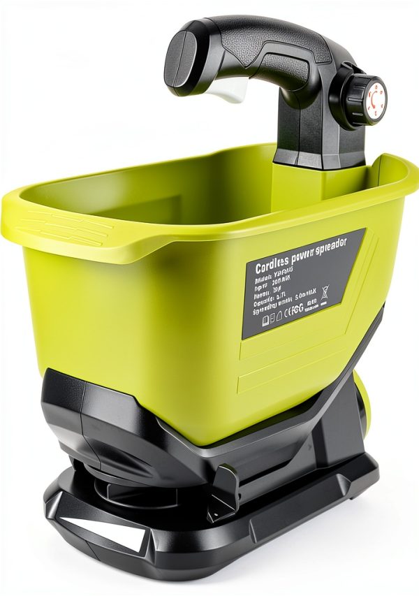 Salt Spreader for Ryobi 18V Battery, Handheld Power Spreader for Seeds, Fertilizer, Year-Round Coverage for Grass Seeds, Rock Salt, and ice melt Seasons. (Tool only)-7