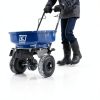Chapin 88300B Spreader, Salt, Ice Melt, Contractor, SaltPro, Walk Behind, Spiked Auger, Adjustable Baffles, 12" Tires, Lever Control, Enclosed Gears, Weather-Resistant, Rain Cover, 80Lbs-1