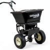 SaltDogg WB155BG Professional 100 lb Capacity Walk Behind Broadcast Salt Spreader, Steel Frame-0