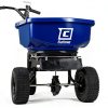 Chapin 88300B Spreader, Salt, Ice Melt, Contractor, SaltPro, Walk Behind, Spiked Auger, Adjustable Baffles, 12" Tires, Lever Control, Enclosed Gears, Weather-Resistant, Rain Cover, 80Lbs-0