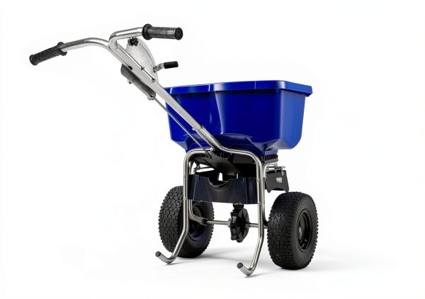 Chapin 88800B Spreader, Rock Salt, Ice Melt, Contractor, SaltPro, Walk Behind, Spiked Auger, Adjustable Baffles, 12" Tires, Enclosed Greased Gears, Ergo T-Handle, Weather-Resistant, Rain Cover, 100Lbs-2